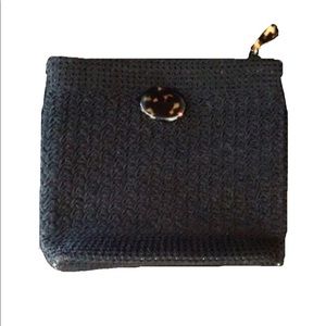 NWOT Christian Livingston Collection Mini crochet satchel faux tortoise shell